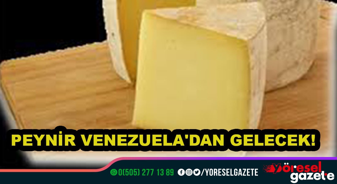 PEYNİRLER VENEZUELA’DAN GELECEK!