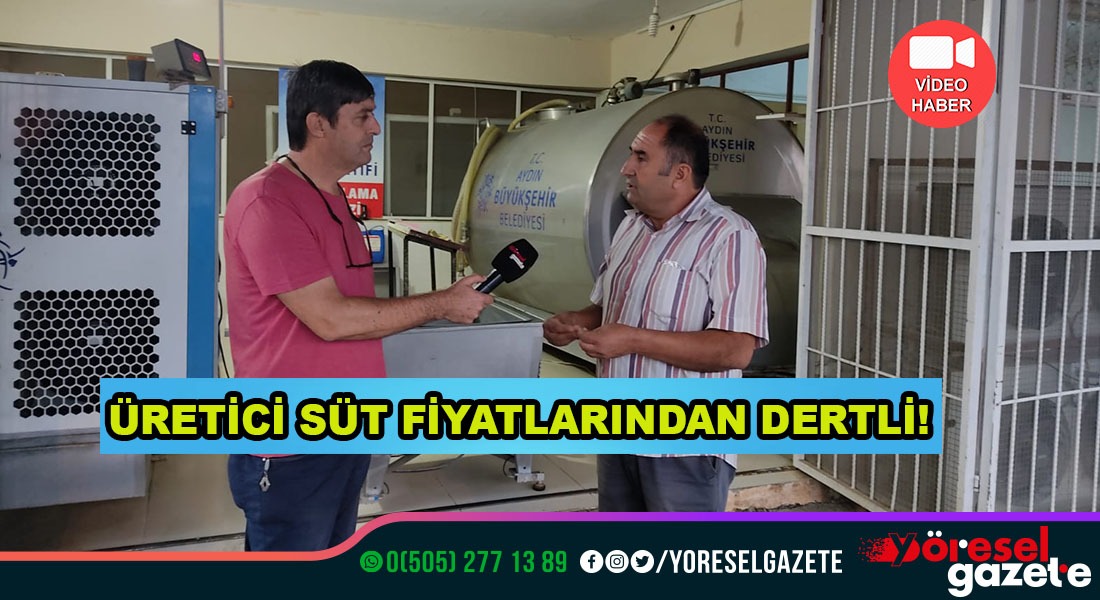 ÜRETİCİ SÜT FİYATLARINDAN DERTLİ!
