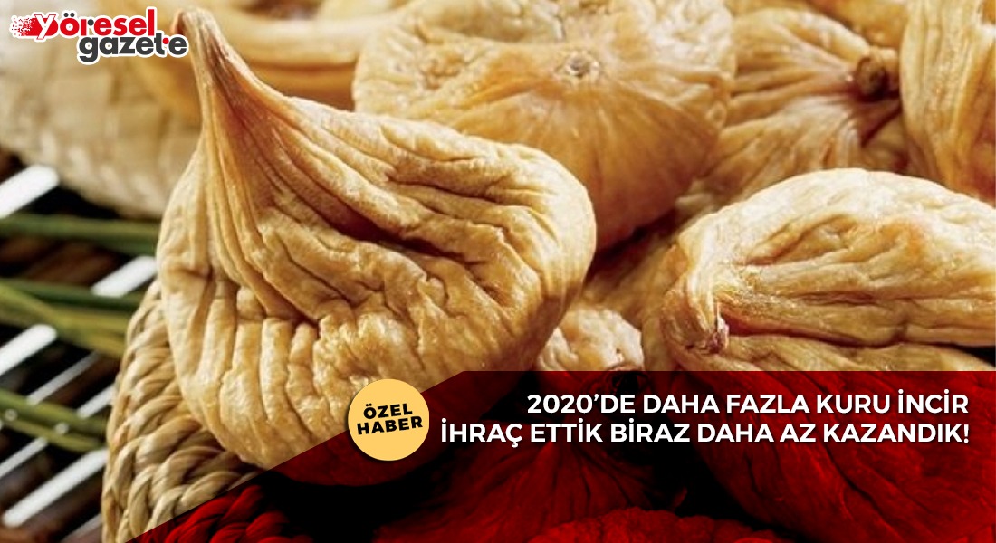 2020’DE DAHA FAZLA KURU İNCİR İHRAÇ ETTİK BİRAZ DAHA AZ KAZANDIK!