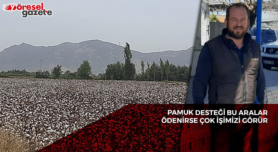 PAMUK DESTEĞİ BU ARALAR ÖDENİRSE ÇOK İŞİMİZİ GÖRÜR