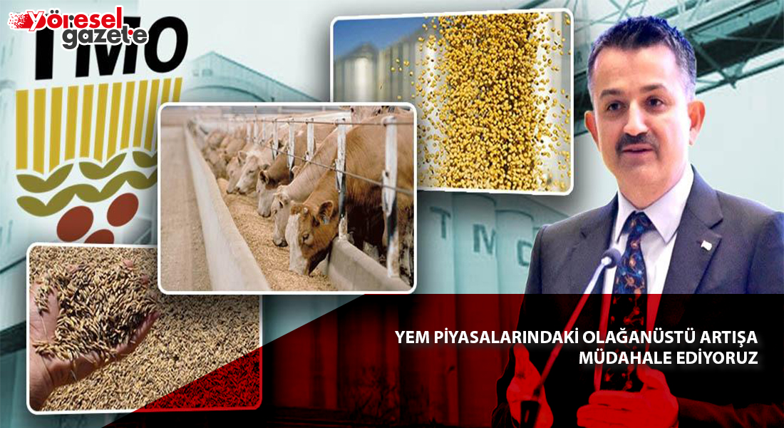 BAKANLIK YEM PİYASALARINDAKİ OLAĞANÜSTÜ ARTIŞA MÜDAHALE EDİYOR!