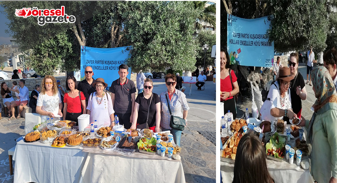 ZAFER PARTİSİ KUŞADASI KADIN KOLLARINDAN ENGELLİLER YARARINA KERMES