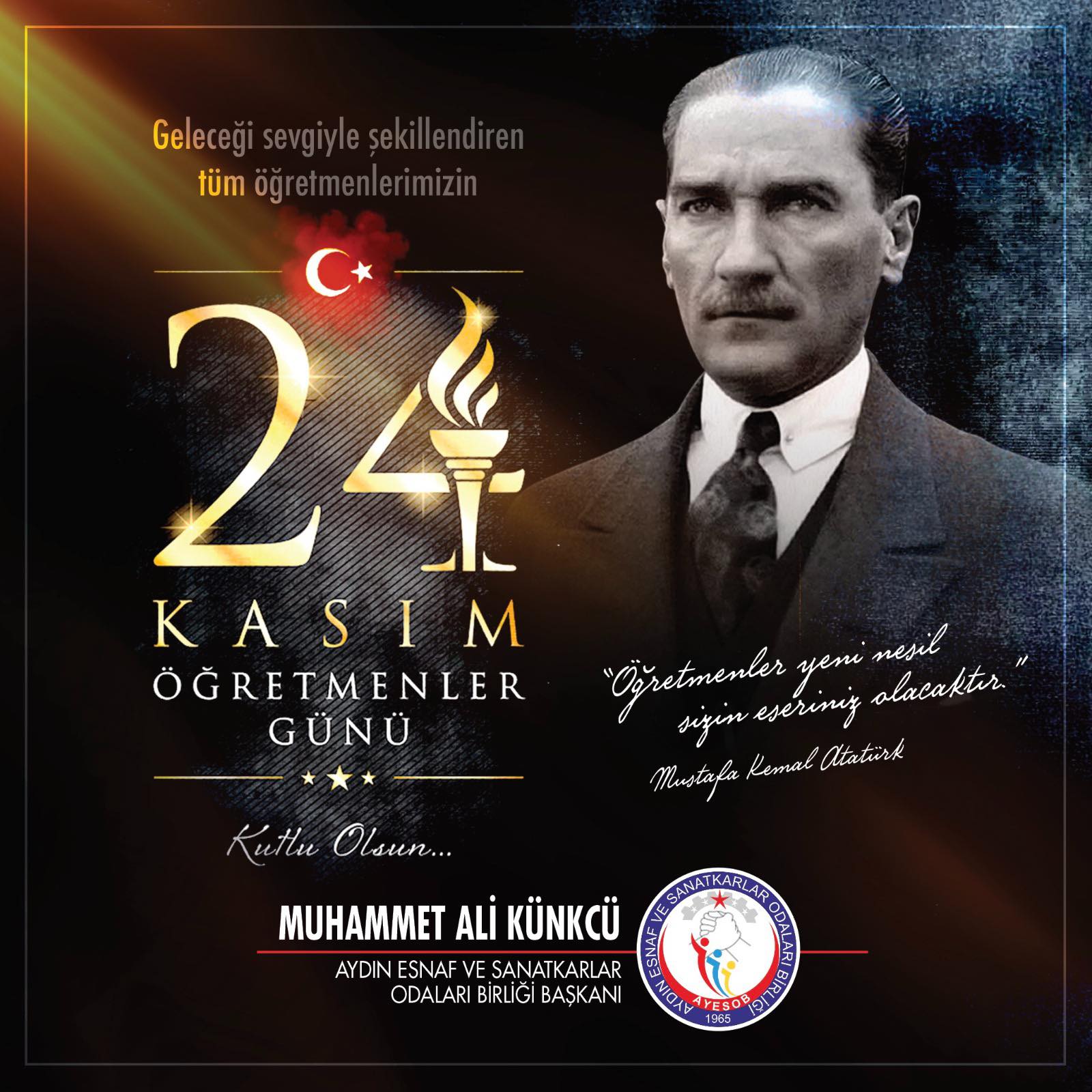 AYESOB’DAN ÖĞRETMENLER GÜNÜ MESAJI