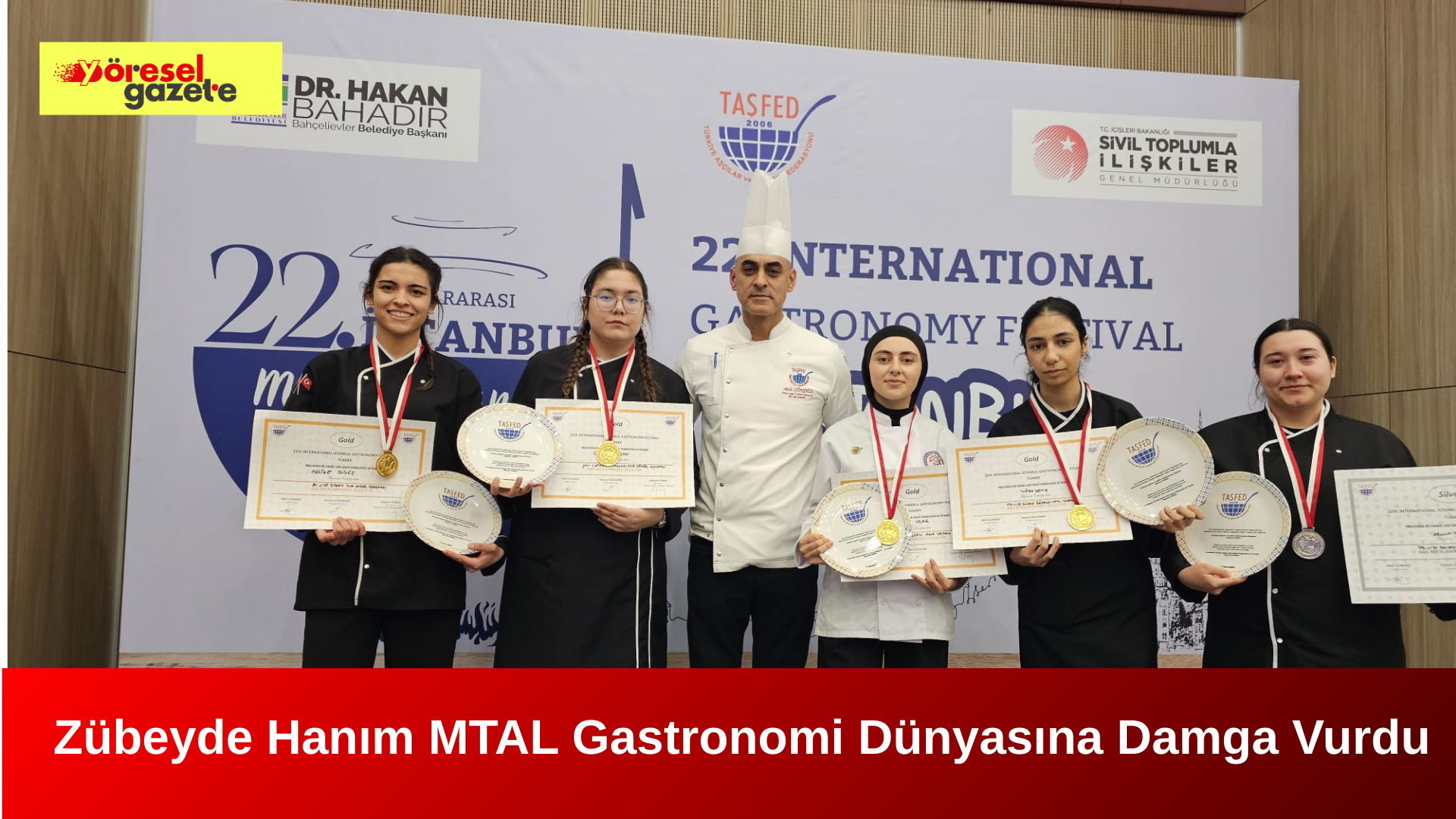 Genç Şeflerden Gastronomide Büyük Başarı ” İstanbul’dan 6 Madalya İle Döndüler”