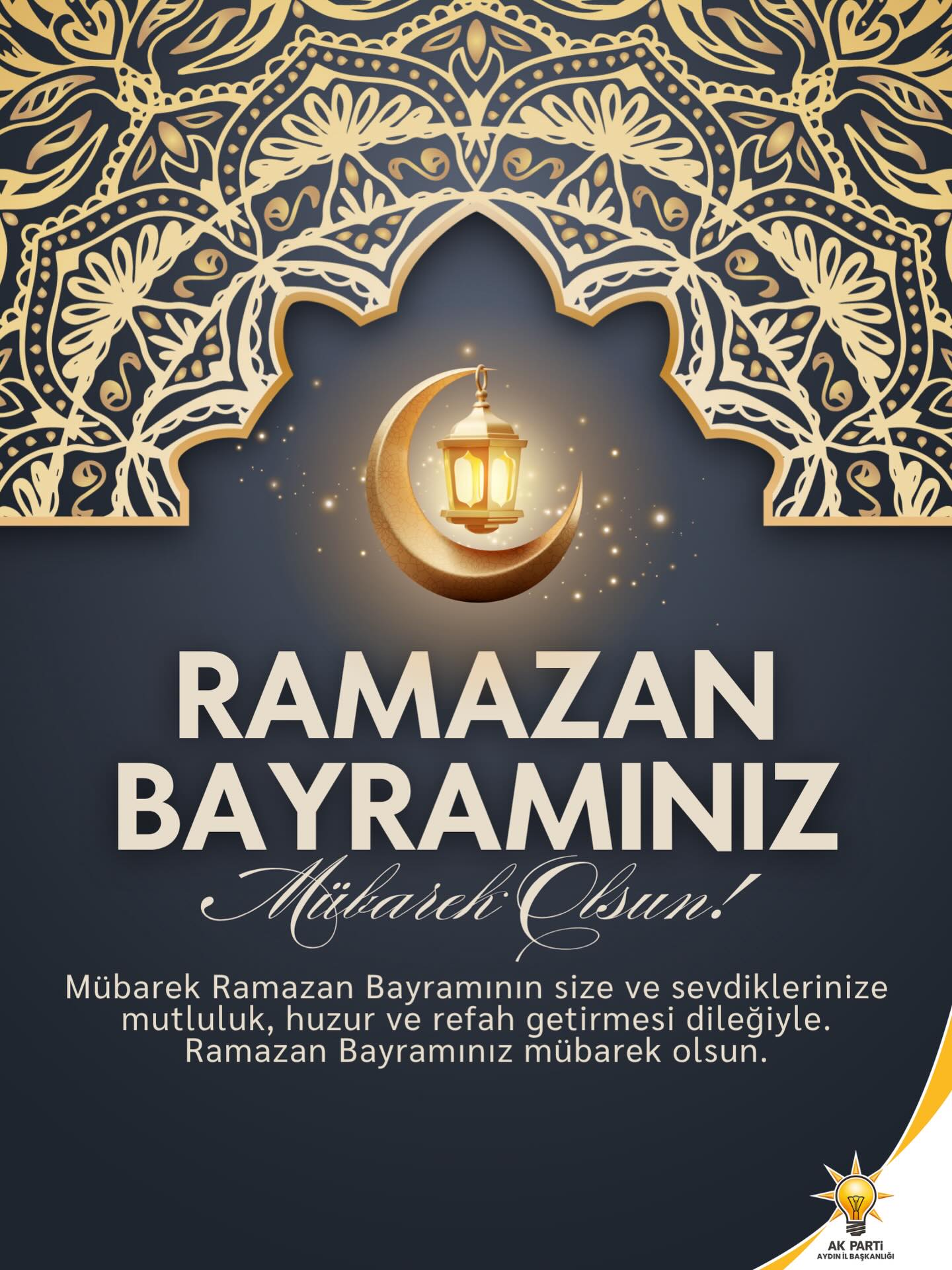 AK PARTİ AYDIN’DAN BAYRAM MESAJI