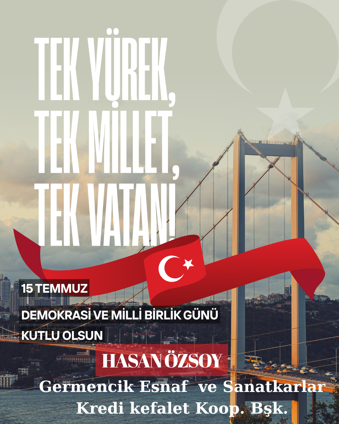 Başkan Özsoy’dan 15 Temmuz Mesajı